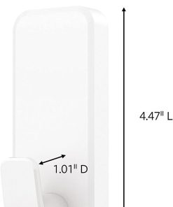 Alternative view of Command 10 lb XL Heavyweight Hook. 2 Wall Hooks and 6 Strips. Damage-Free Hanging with Adhesive. Heavy Duty Hanging Great for Organization and Storage