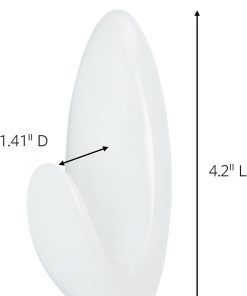 Alternative view of Command Bath Large Towel Hook Value Pack. Clear Frosted. 3-Large Hooks. 3-Water-Resistant Strips. Organize Damage-Free