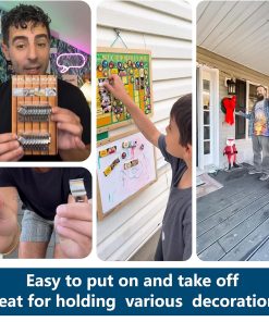 Alternative view of NACETURE Vinyl Siding Hooks 20 Pack Heavy Duty Siding Clips Vinyl Siding Hanger for Hanging on Patio. No Hole Need Command Outdoor Hook Hang to Decor Wreath Things | Heavy Duty. for Hanging Decor. No Hole Needed